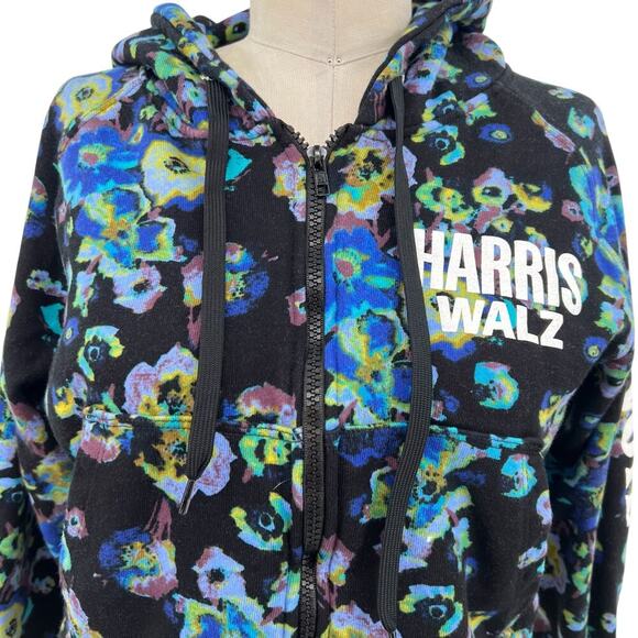 Designers for Democracy by Ulla Johnson Zip Up Hoodie Harris‎ Walz Size Small - Picture 3 of 13